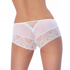 Бикини с декорация Genezis Panty Full - в черен и бял цвят